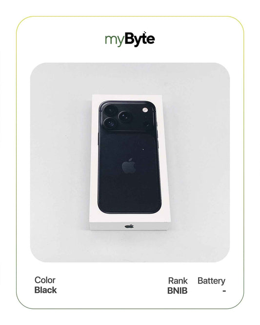 iPhone 18 Pro Max 5G 256GB eSIM (SIM Free) Black myByte International