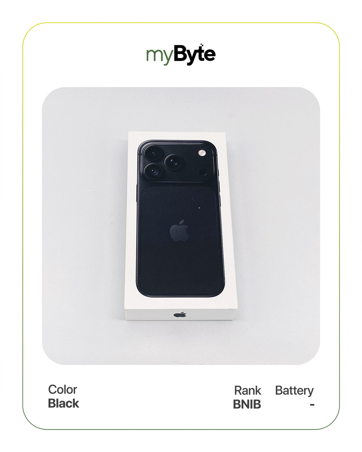 iPhone 18 Pro 5G 512GB eSIM (SIM Free) Black myByte International