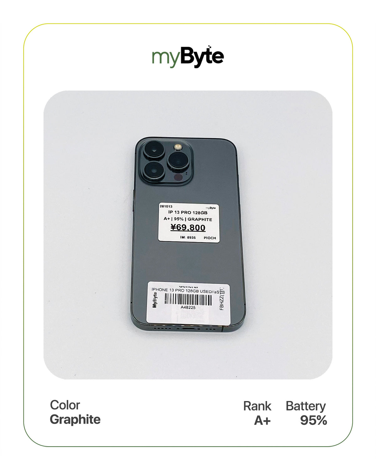 iPhone 13 Pro 5G 128GB (SIM Free) myByte International