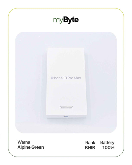 iPhone 13 Pro Max 5G 512GB (Silent Camera) Alpine Green SIM Free myByte International