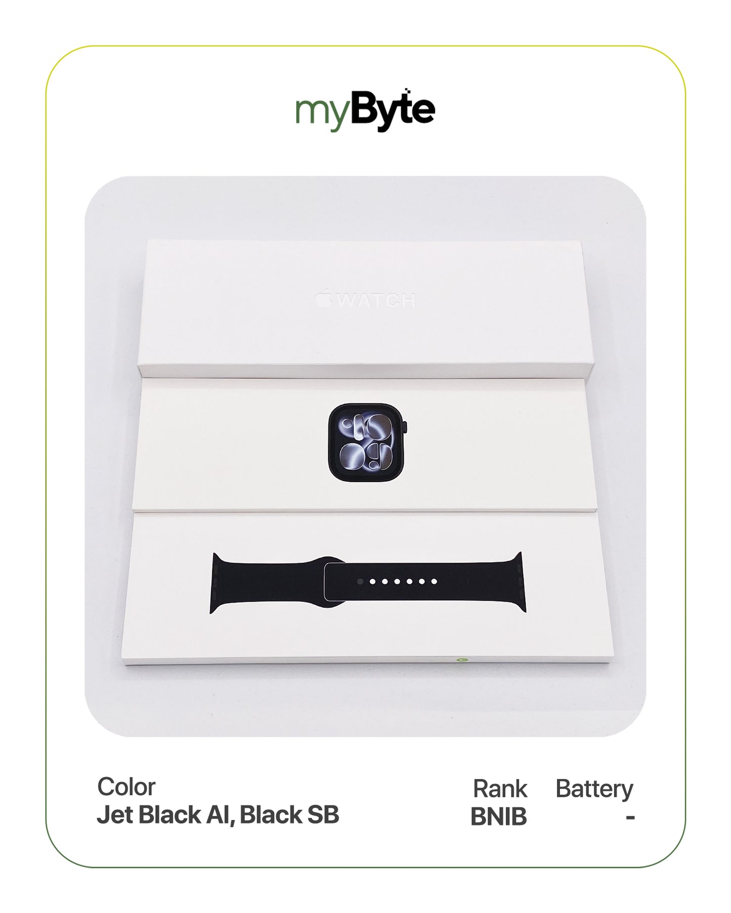 Apple Watch Series 11 46mm (Cellular) Jet Black SoftBank (-) myByte International