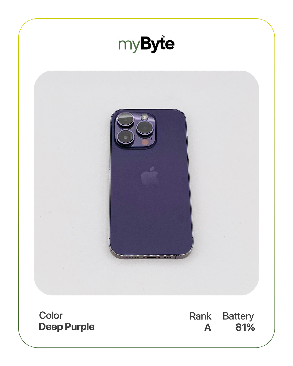 iPhone 14 Pro 5G 256GB (SIM Free) myByte International