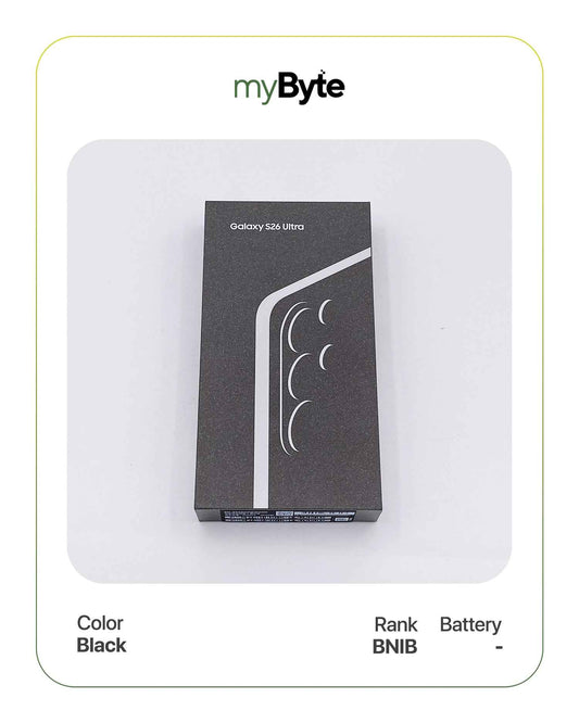 Samsung Galaxy S26 Ultra 5G 256GB Silent Camera (Dual SIM) Black SIM Free myByte International