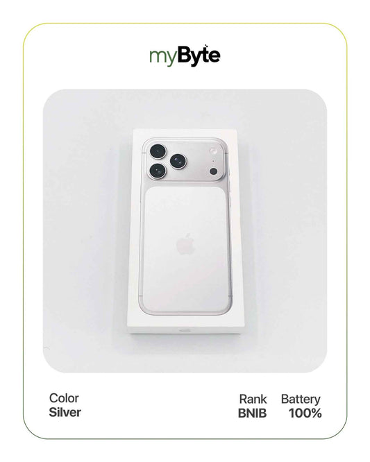 iPhone 17 Pro Max 5G 512GB eSIM (SIM Free) Silver myByte International
