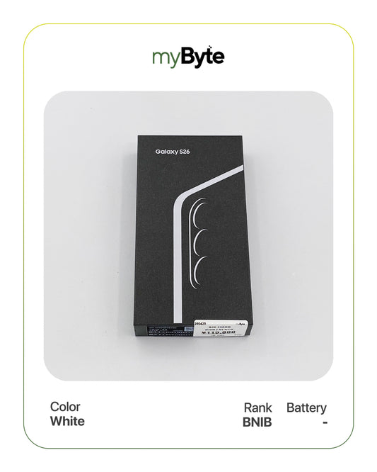 Samsung Galaxy S26 5G 256GB (SIM Free) White myByte International