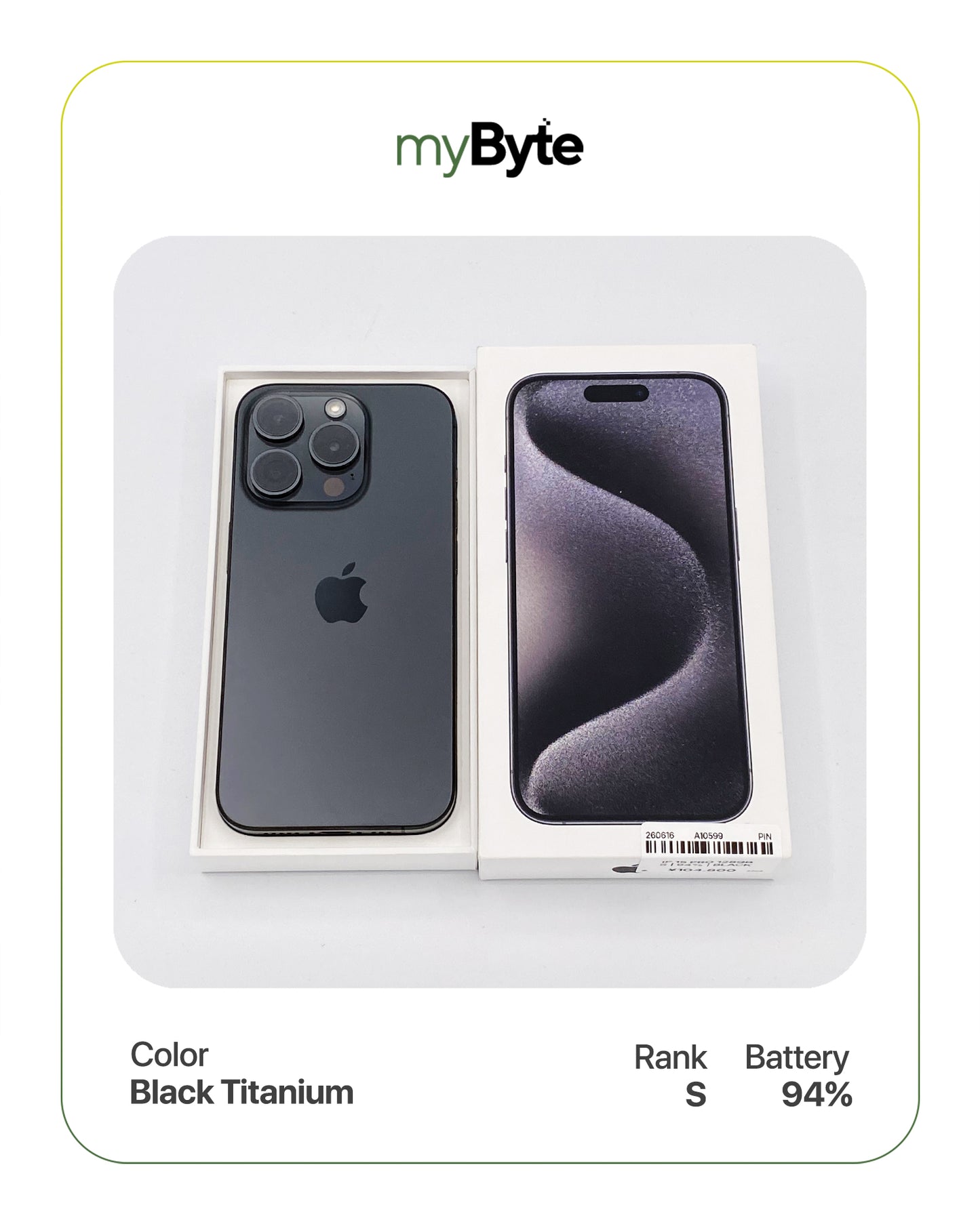 iPhone 15 Pro 5G 128GB (SIM Free)