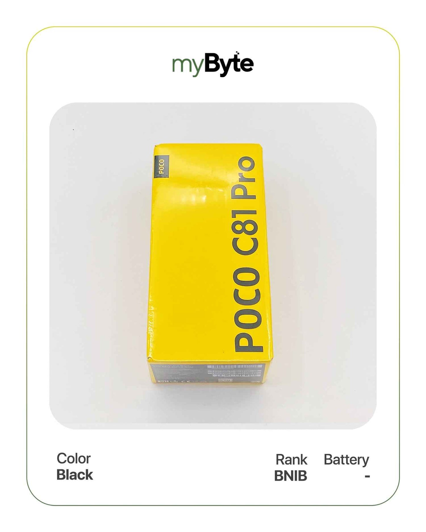 Xiaomi POCO C81 Pro 128GB myByte International