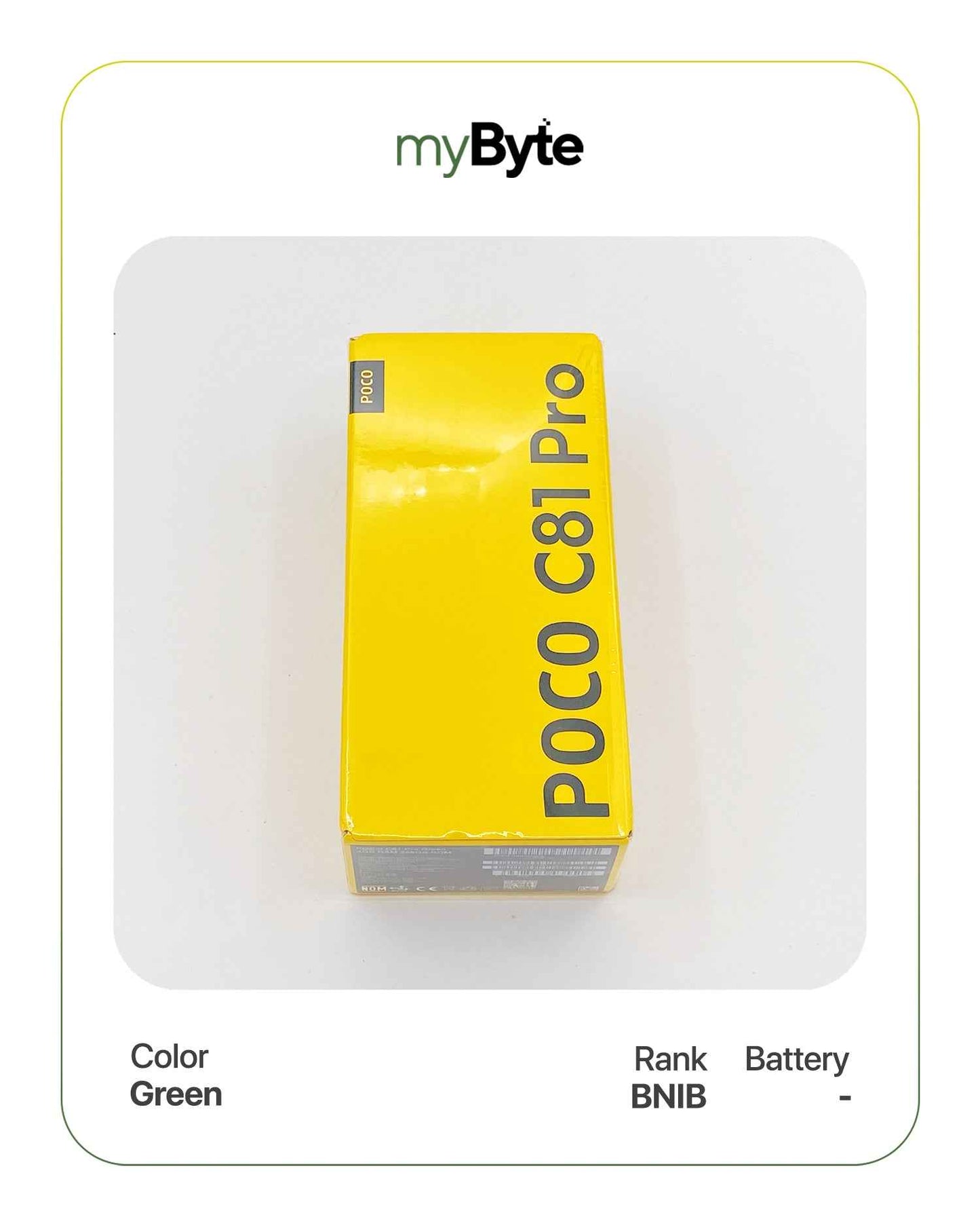 Xiaomi POCO C81 Pro 128GB myByte International