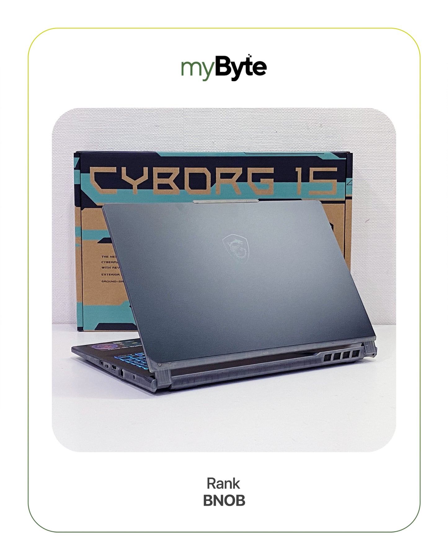 Gaming MSI Cyborg 15 A13UCK myByte International