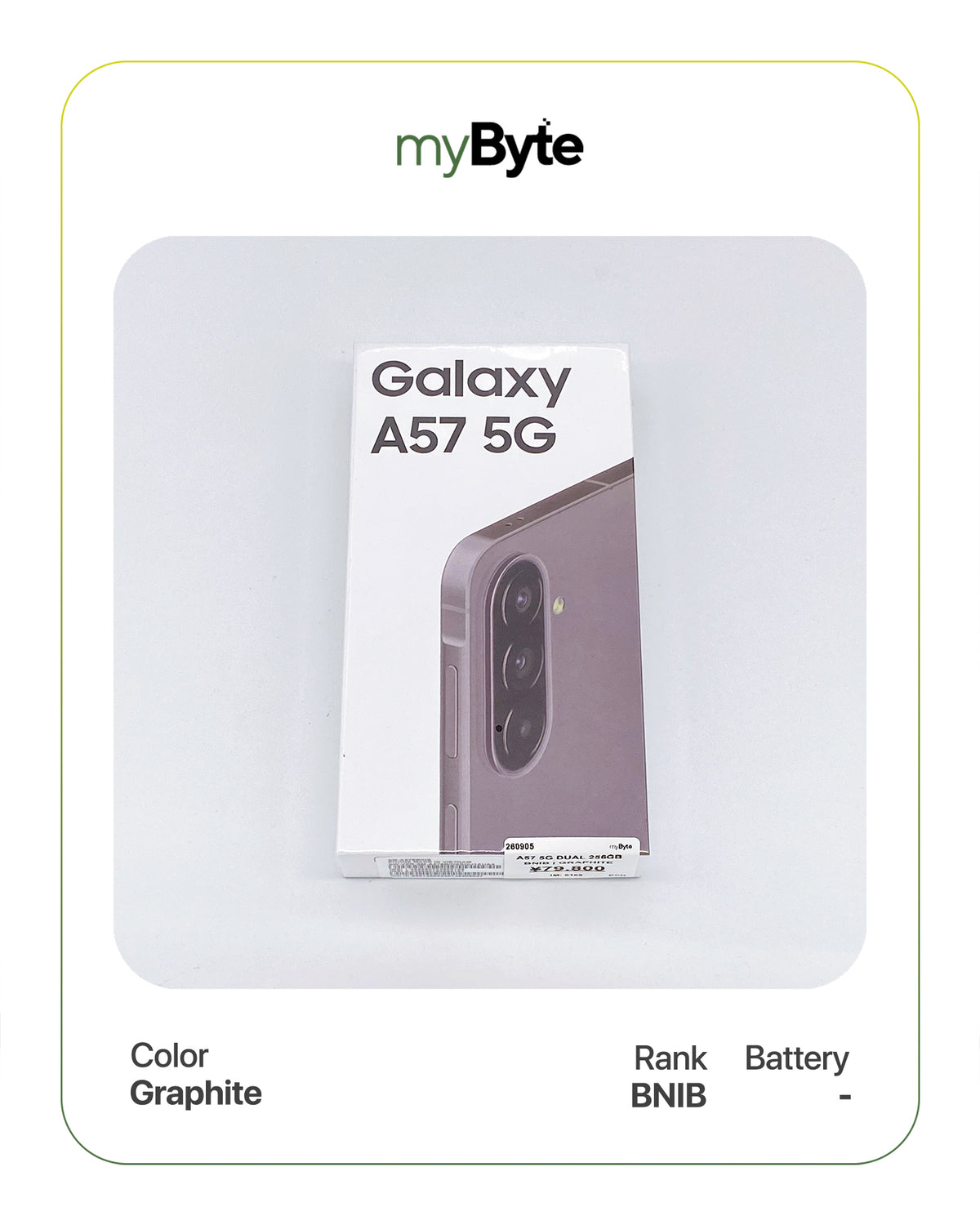 Samsung Galaxy A57 5G 256GB Silent Camera (Dual SIM)