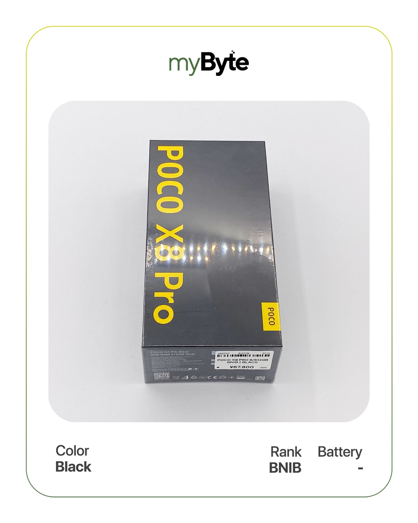 POCO X8 Pro 512GB (SIM Free) myByte International