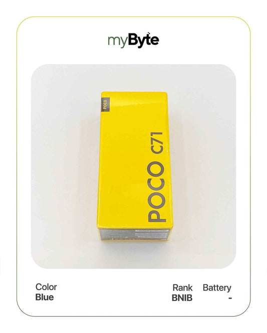 Xiaomi POCO C71 128GB (SIM Free) Blue SIM Free 4GB myByte International