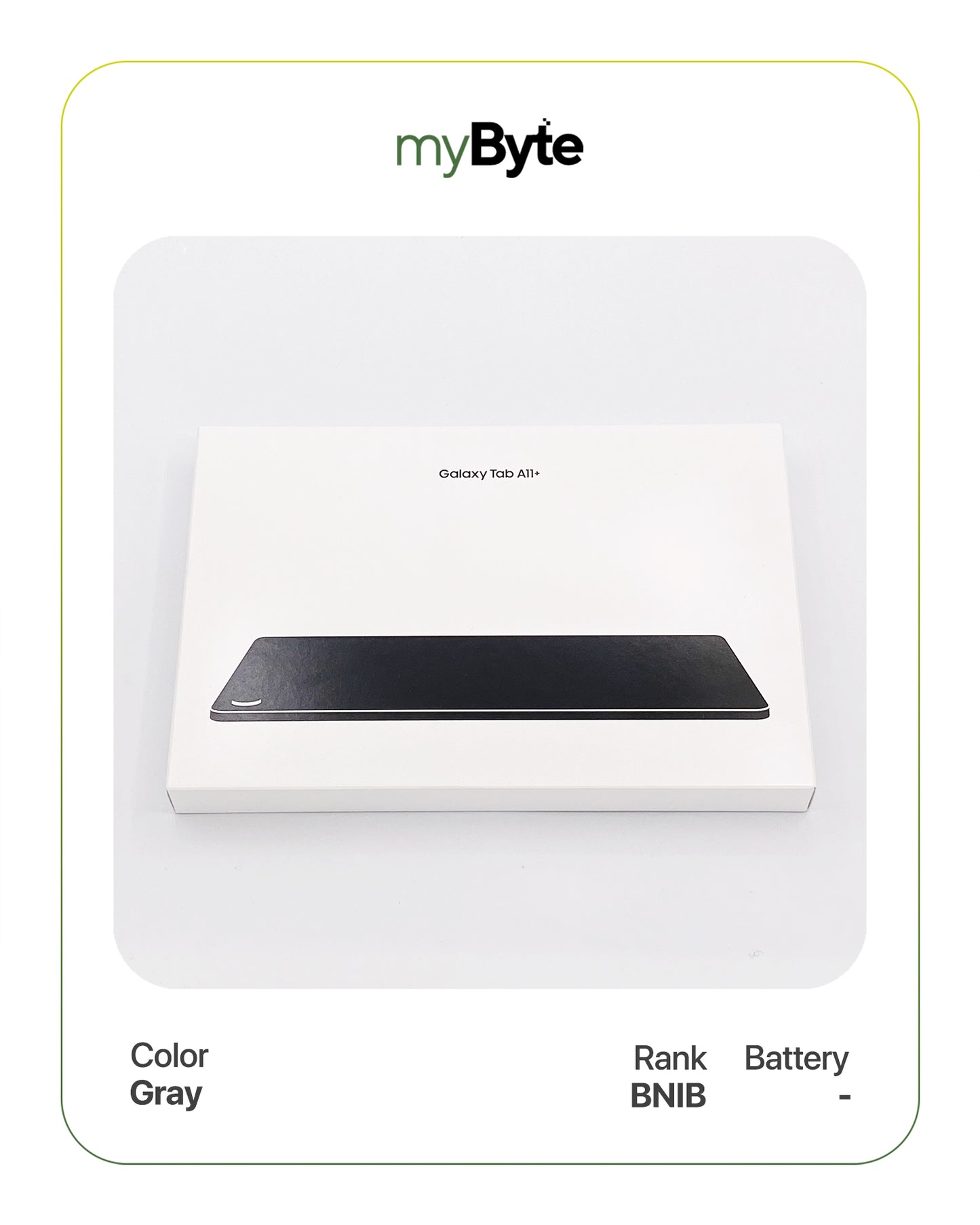 Samsung Galaxy Tab A11+ SM-X230 128GB (Wi-Fi) Gray myByte International