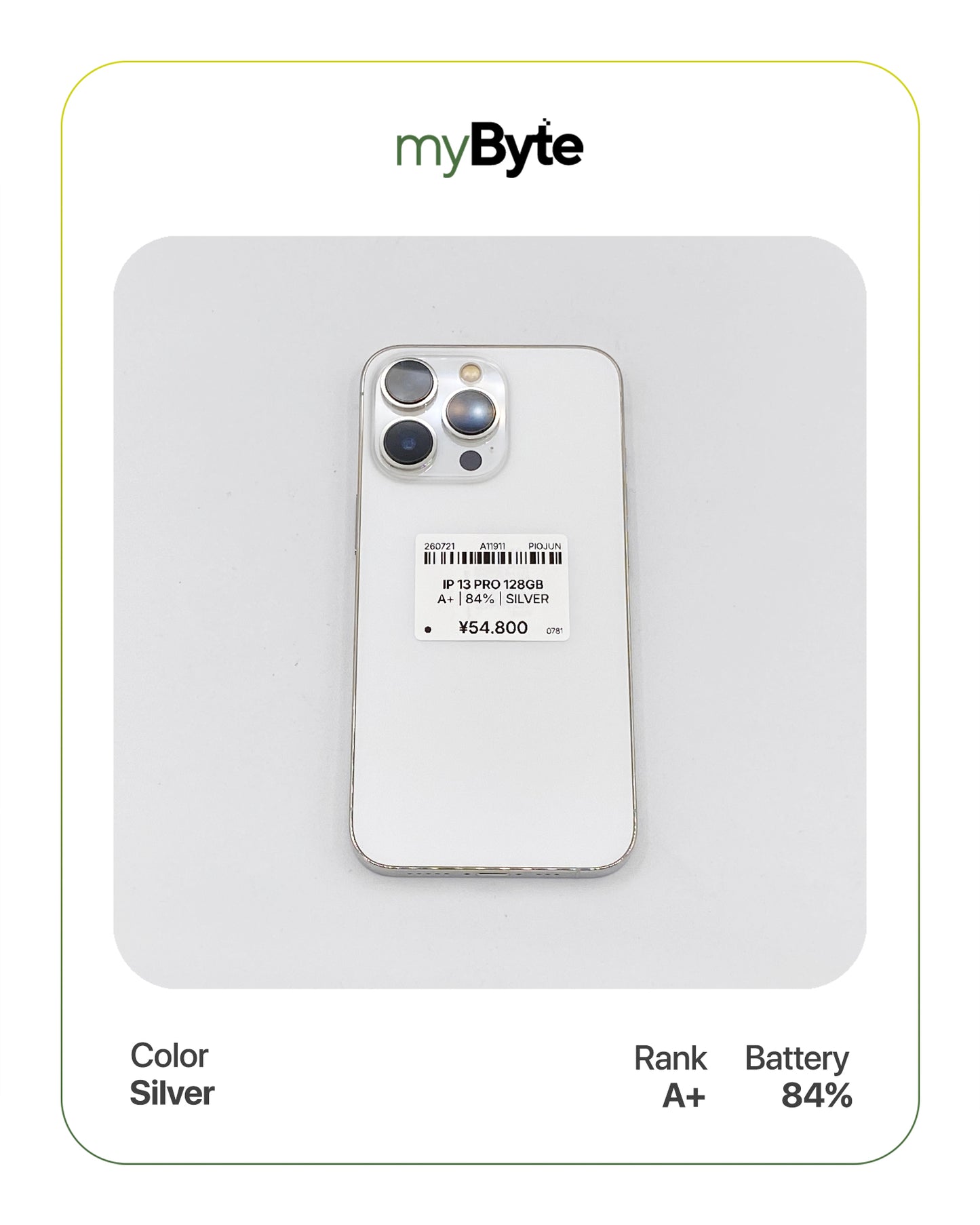 iPhone 13 Pro 5G 128GB (SIM Free) myByte International