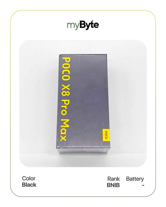 POCO X8 Pro Max 5G 256GB (SIM Free) Dual sim Camera silent Black SIM Free myByte International