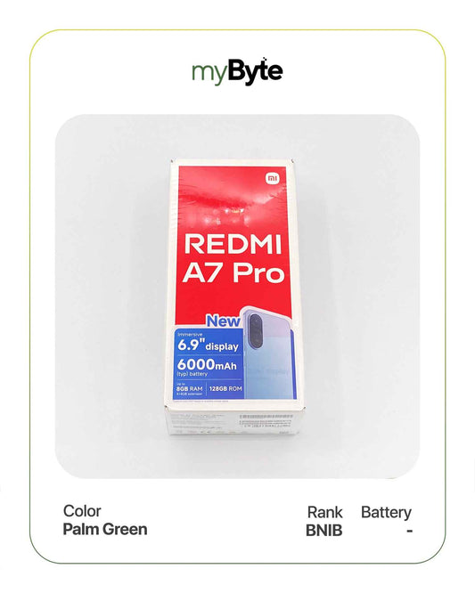 Redmi A7 Pro 5G 128GB (SIM Free) Palm Green SIM Free myByte International
