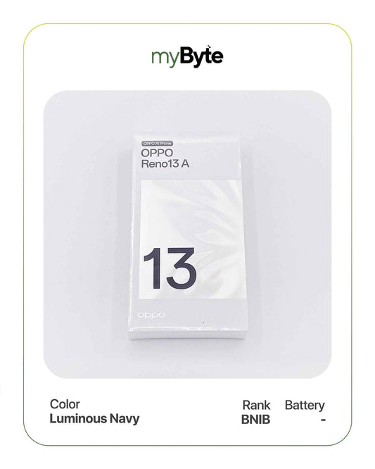 OPPO Reno13 A 128GB (SIM Free) Luminous Navy SIM Free myByte International