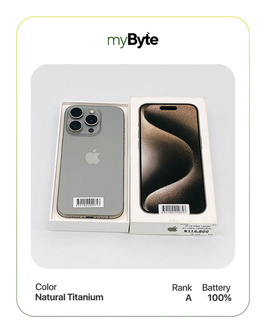 iPhone 15 Pro 5G 128GB (SIM Free) myByte International