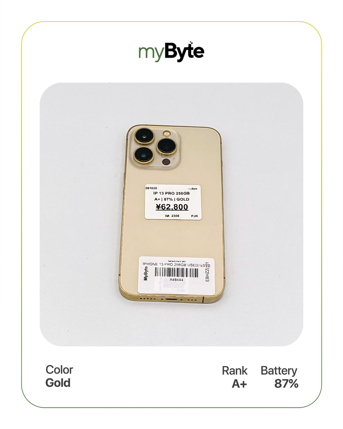 iPhone 13 Pro 5G 256GB (SIM Free) myByte International