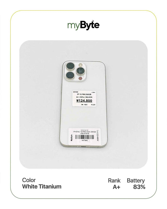 iPhone 15 Pro Max 5G 256GB (SIM Free) myByte International