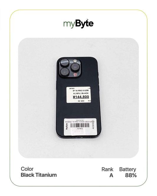 iPhone 16 Pro 5G 512GB (SIM Free) myByte International