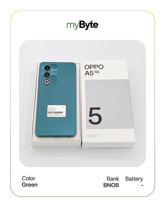 OPPO A5 5G 128GB (Sim Free) Green SIM Free myByte International