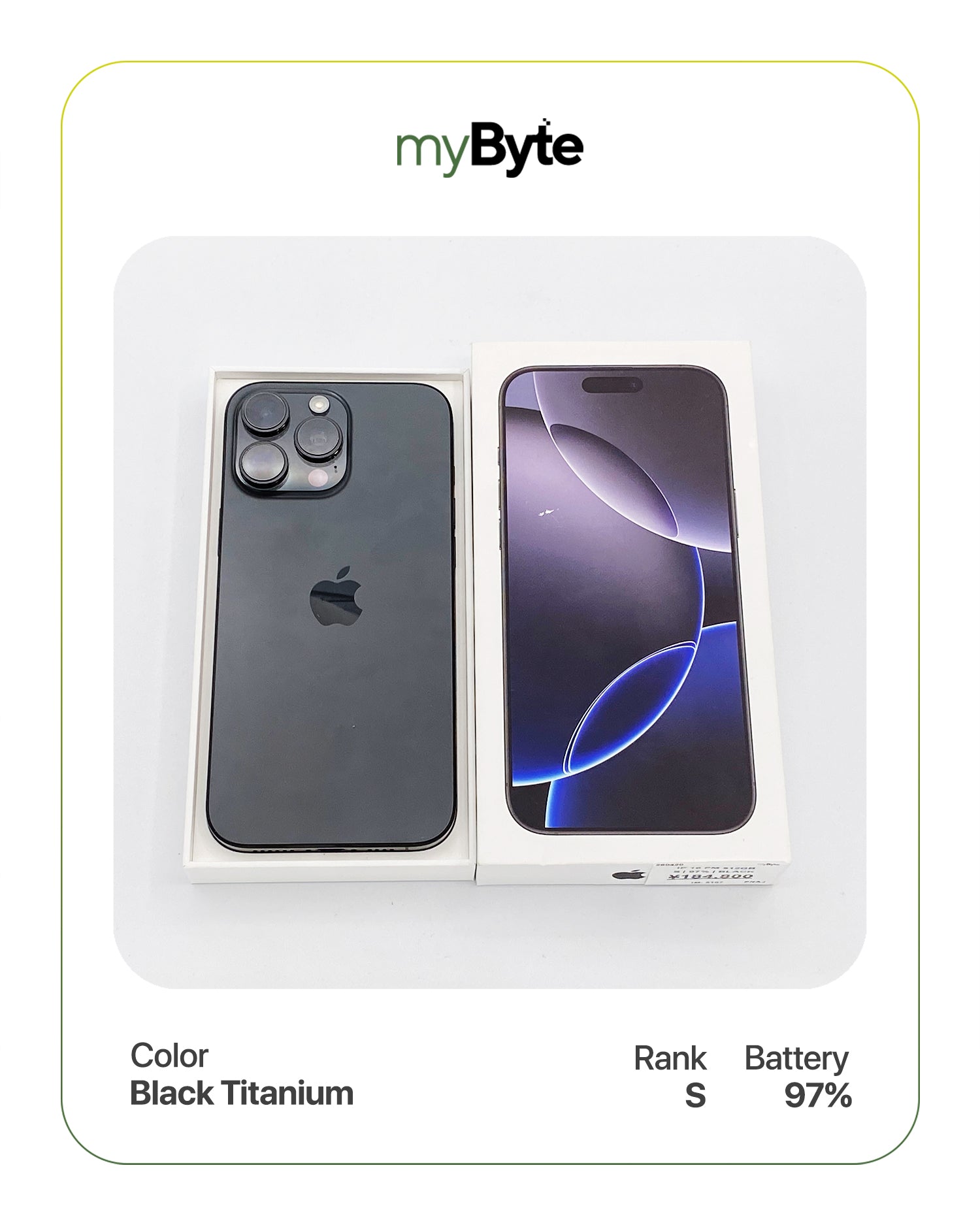 iPhone 16 Pro Max 5G 512GB (SIM Free) myByte International