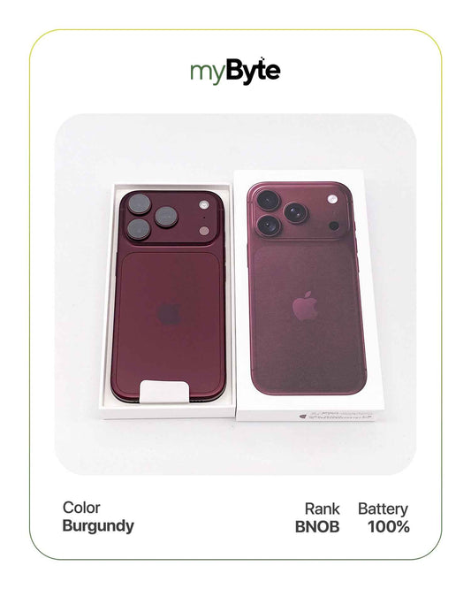 iPhone 18 Pro max 5G 256GB eSIM (SIM Free) Burgundy myByte International