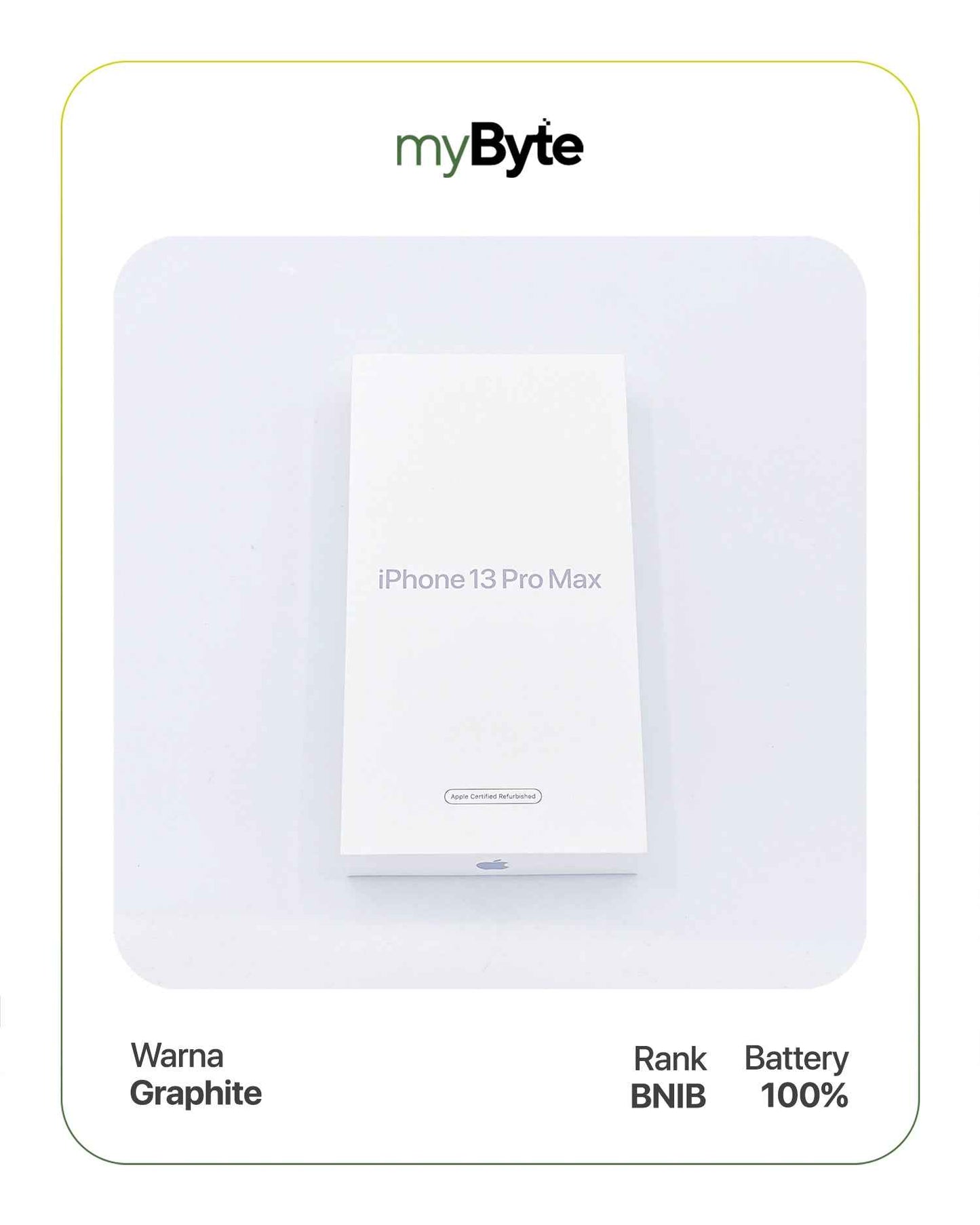 iPhone 13 Pro Max 5G 1TB (Silent Camera) Graphite SIM Free myByte International