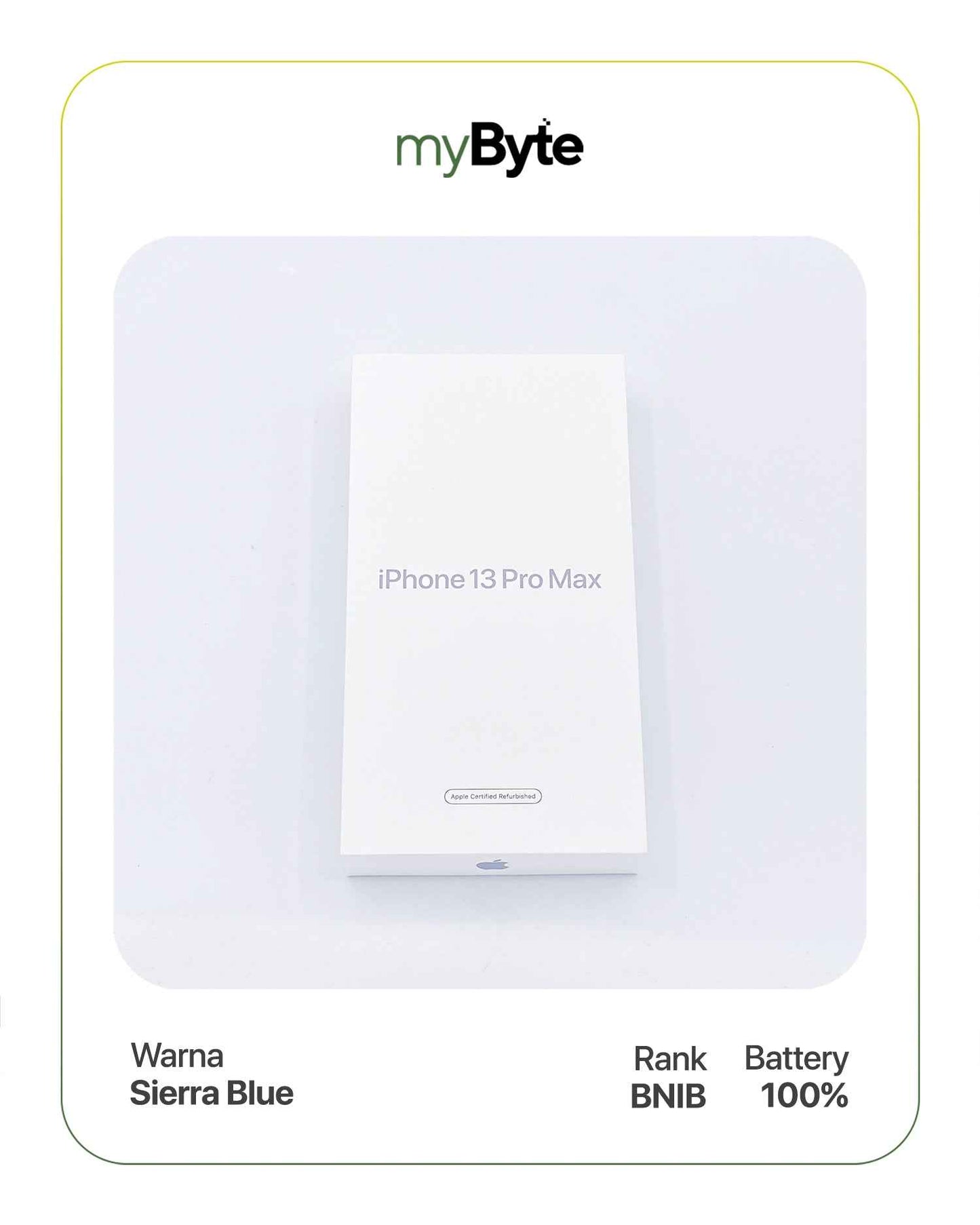 iPhone 13 Pro Max 5G 1TB (Silent Camera) Sierra Blue SIM Free myByte International