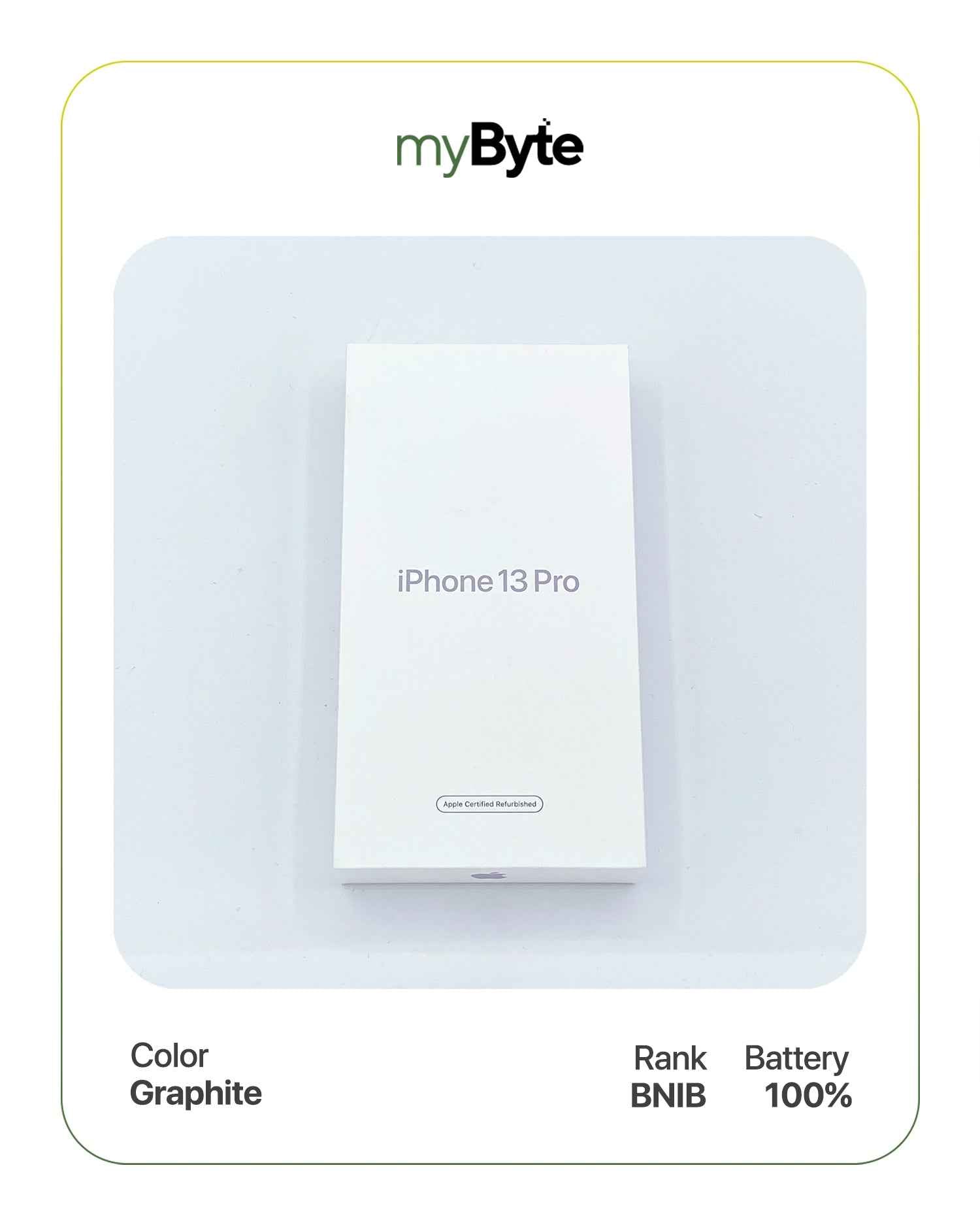 iPhone 13 Pro 5G 1TB (SIM Free) Graphite myByte International