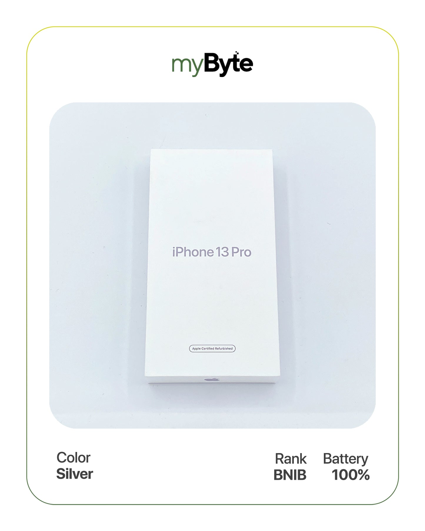 iPhone 13 Pro 5G 1TB (SIM Free) Silver myByte International