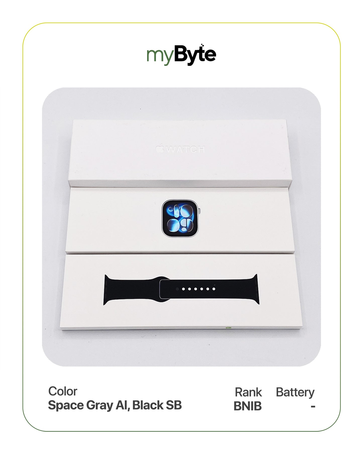 Apple Watch Series 11 46mm (Cellular) Space Gray SoftBank (-) myByte International