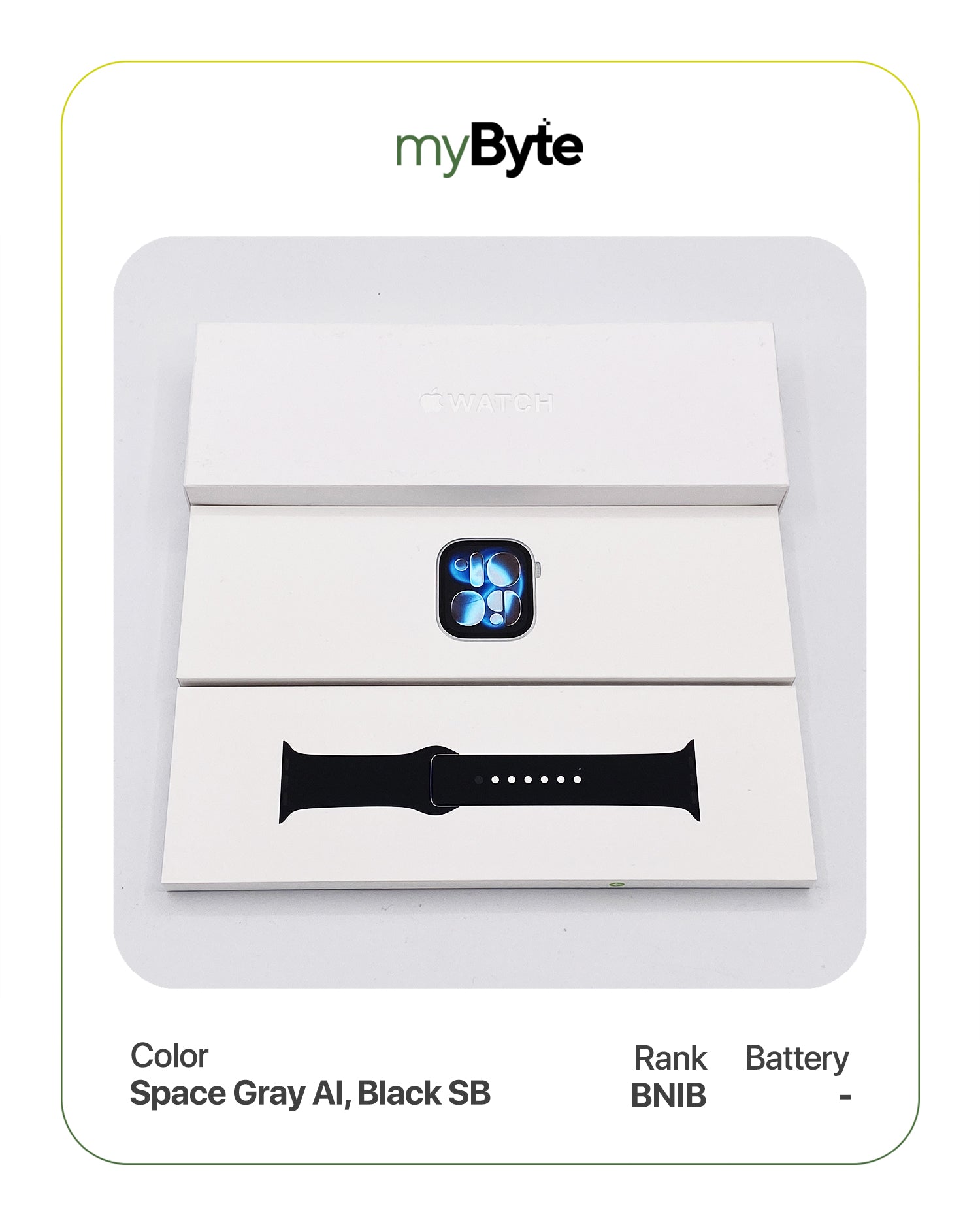 Apple Watch Series 11 46mm (Cellular) Space Gray SoftBank (-) myByte International