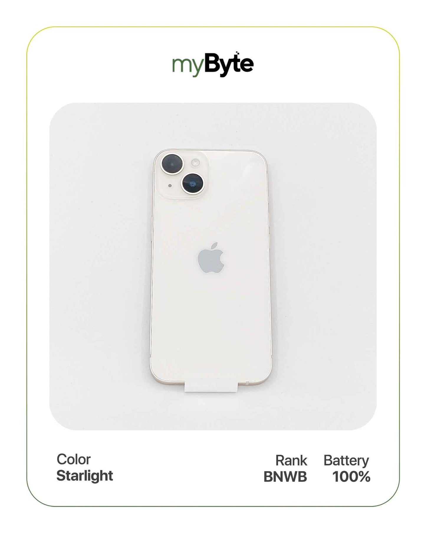 iPhone 14 5G 128GB (SIM Free) Starlight myByte International
