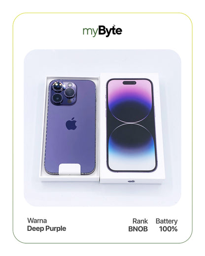 iPhone 14 Pro 5G 128GB (SIM Free) Deep Purple SIM Free myByte International