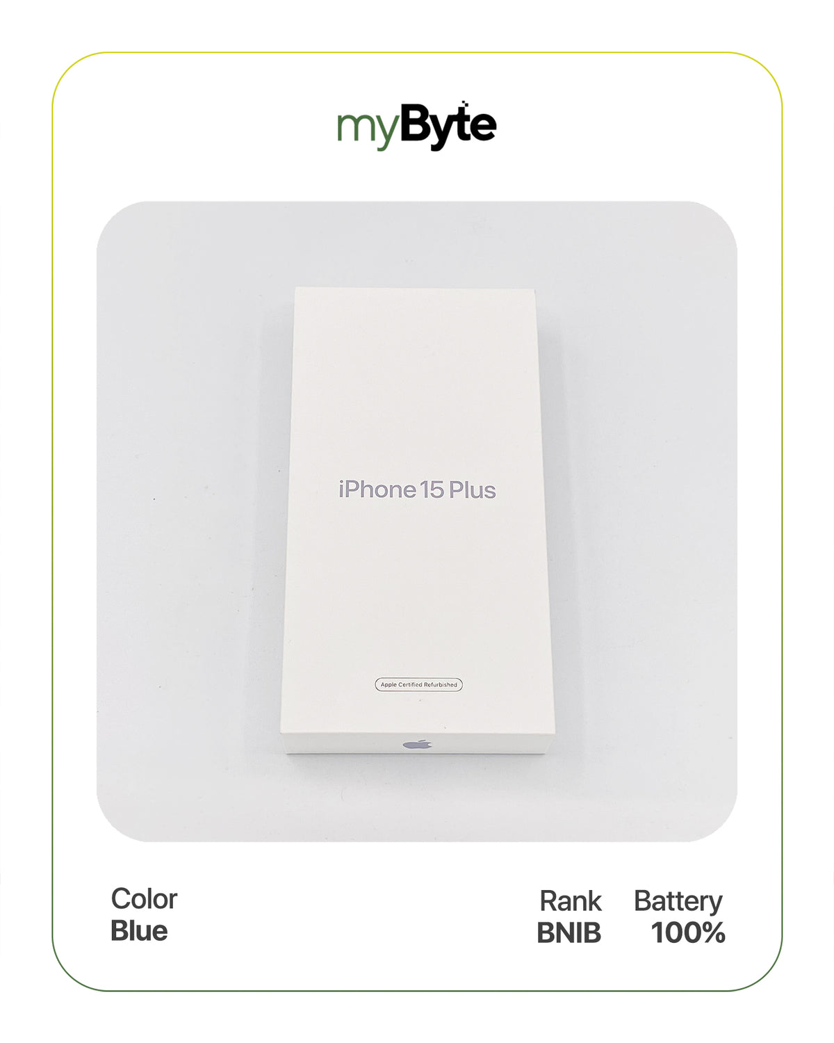 iPhone 15 Plus 5G 256GB (Sim Free) Blue SIM Free myByte International
