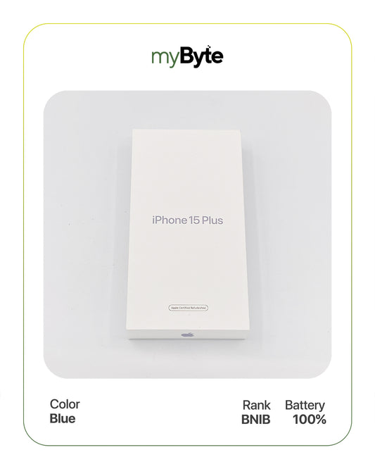 iPhone 15 Plus 5G 128GB (Sim Free) Blue SIM Free myByte International