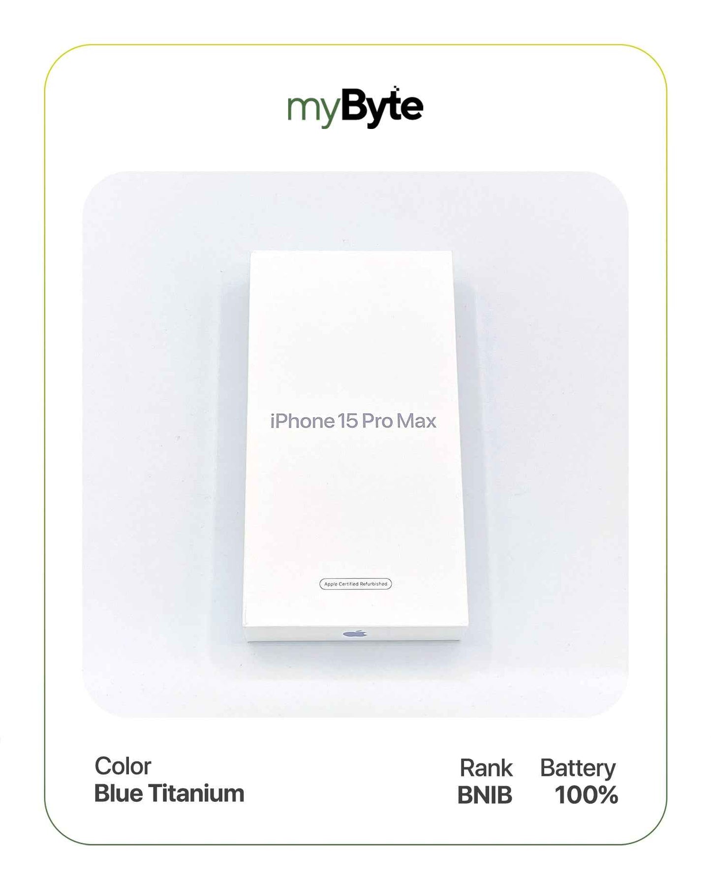 iPhone 15 Pro Max 5G 1TB (SIM Free) Blue Titanium SIM Free myByte International