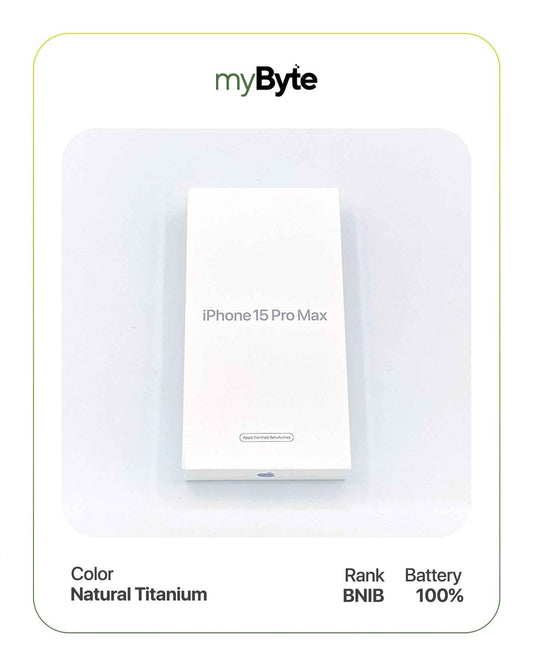 iPhone 15 Pro Max 5G 256GB (Sim Free) Natural Titanium SIM Free myByte International