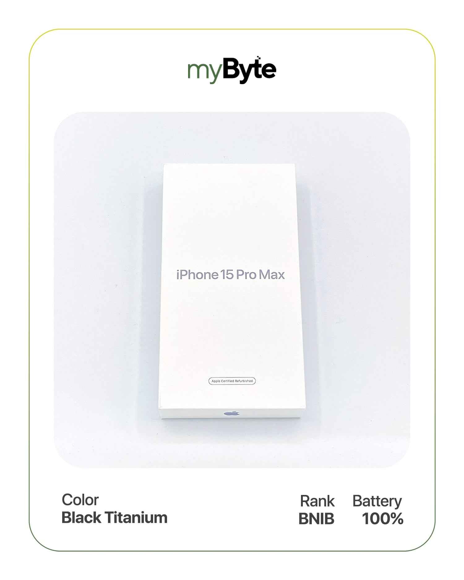iPhone 15 Pro Max 5G 1TB (SIM Free) Black Titanium SIM Free myByte International
