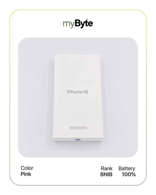 iPhone 16 5G 256GB (SIM Free) Pink myByte International