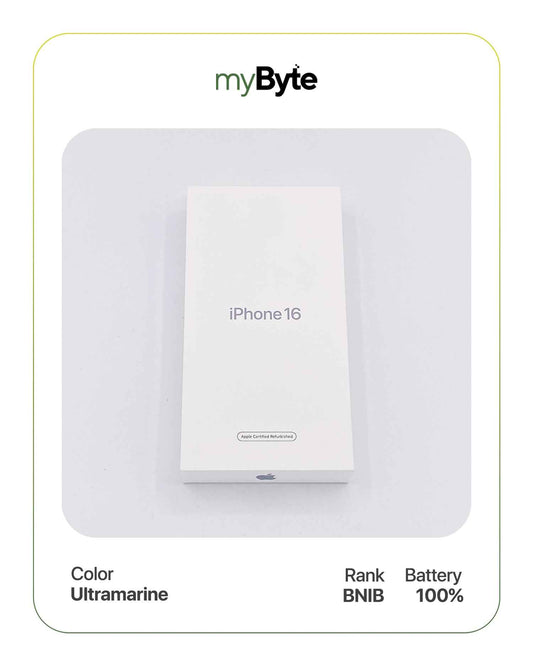 iPhone 16 5G 256GB (SIM Free) Ultramarine myByte International