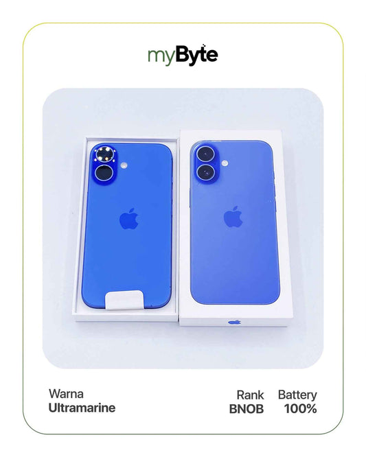 iPhone 16 5G 128GB (Sim Free) Ultramarine myByte International