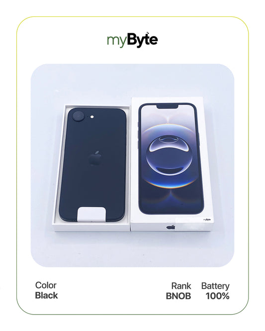 iPhone 16e 5G 128GB (Sim Free) Black SoftBank (-) myByte International