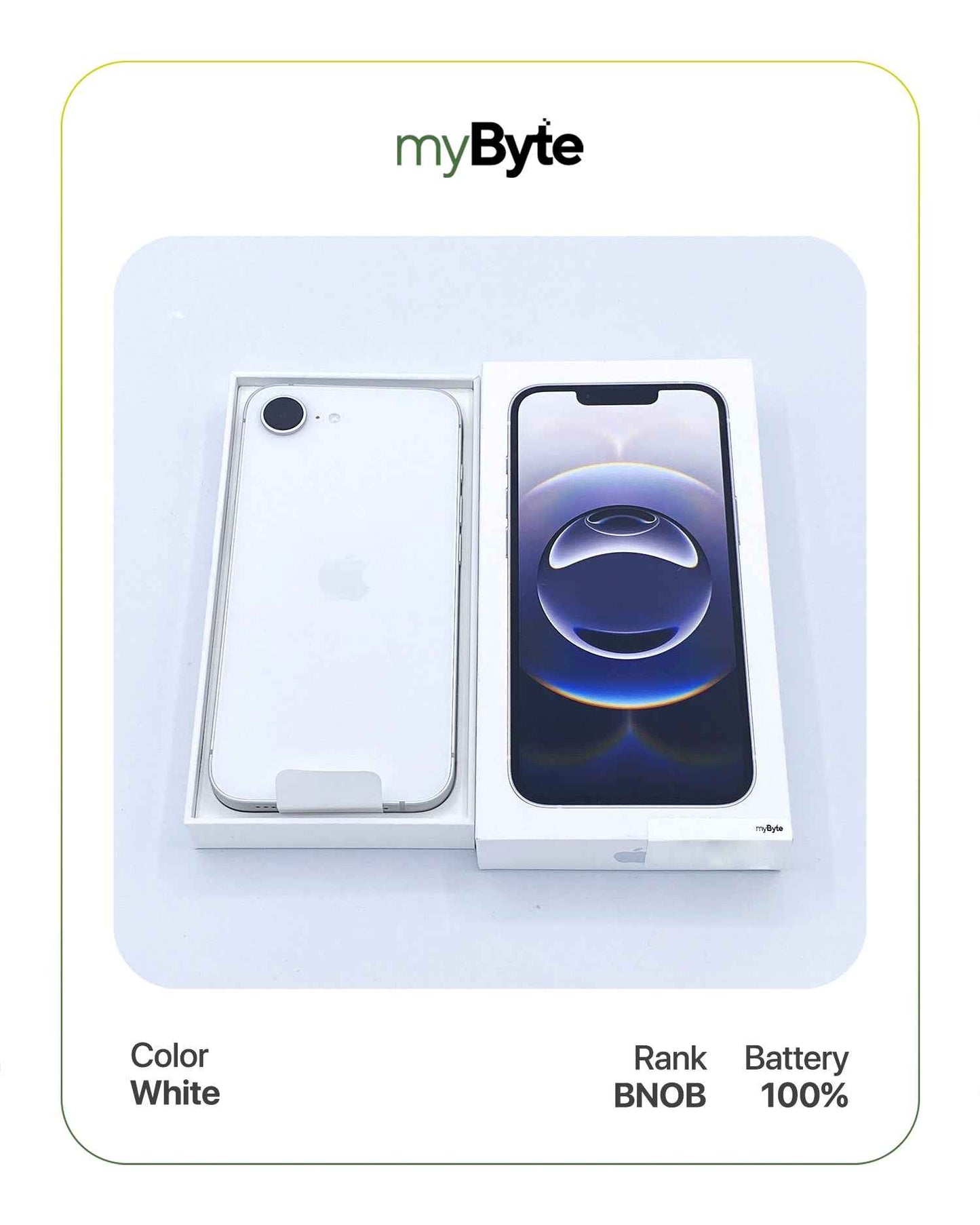 iPhone 16e 5G 128GB (Sim Free) White SoftBank (-) myByte International