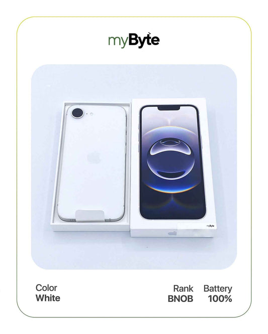 iPhone 16e 5G 128GB (Sim Free) White SoftBank (-) myByte International
