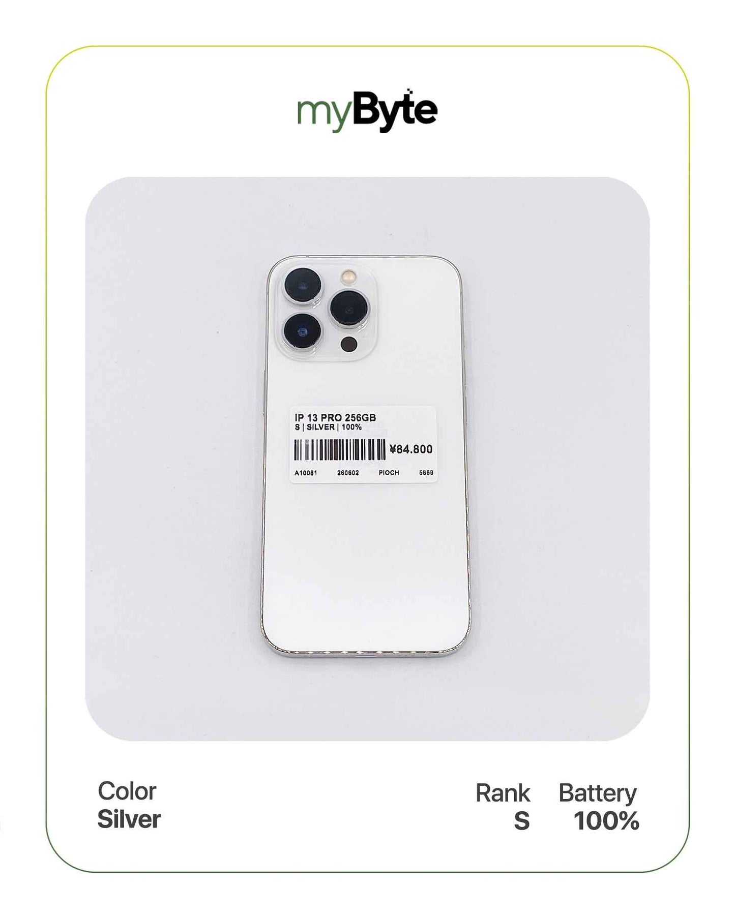iPhone 13 Pro 5G 256GB (SIM Free) myByte International