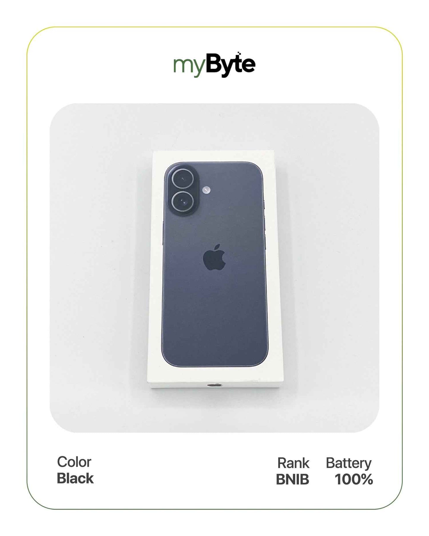 iPhone 17 5G 256GB eSIM (SIM Free) Black myByte International