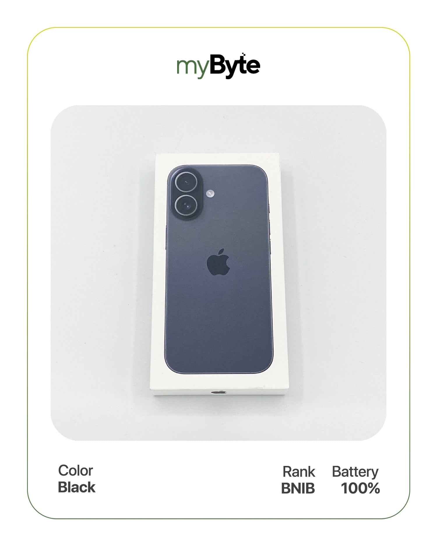 iPhone 17 5G 256GB eSIM (SIM Free) Black myByte International